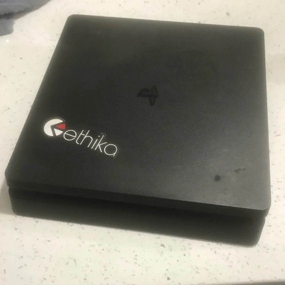 Sony Black Electronic Device with Connectivity Ports